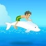 Joue � Course � dos de dauphin
