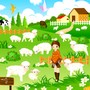 Joue � Les animaux de la ferme en d�co